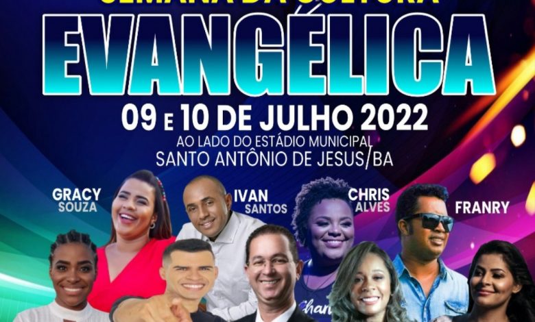 Está chegando a hora da Semana da Cultura Evangélica em Santo Antônio de Jesus
